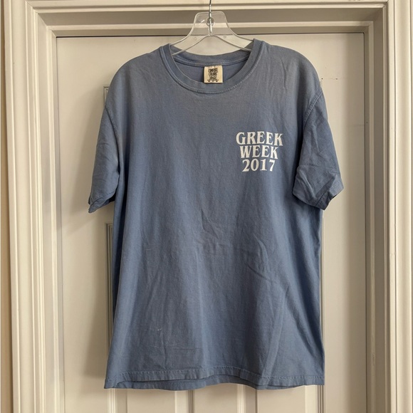 Comfort Colors Blue Greek Life T-Shirt - Picture 1 of 3